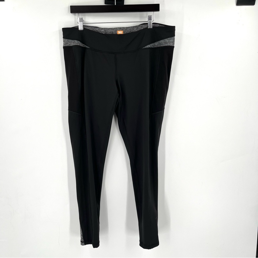 LUCY Tech Leggings Black Grey XL Active Pants Women Stretch Gym Running LucyTech